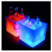 LED Eiswürfelbehälter 3.5L Party Zubehör Wein Sektkühler
