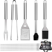 Grillbesteck Set 10 Stück Grillzubehör Männer Geschenk