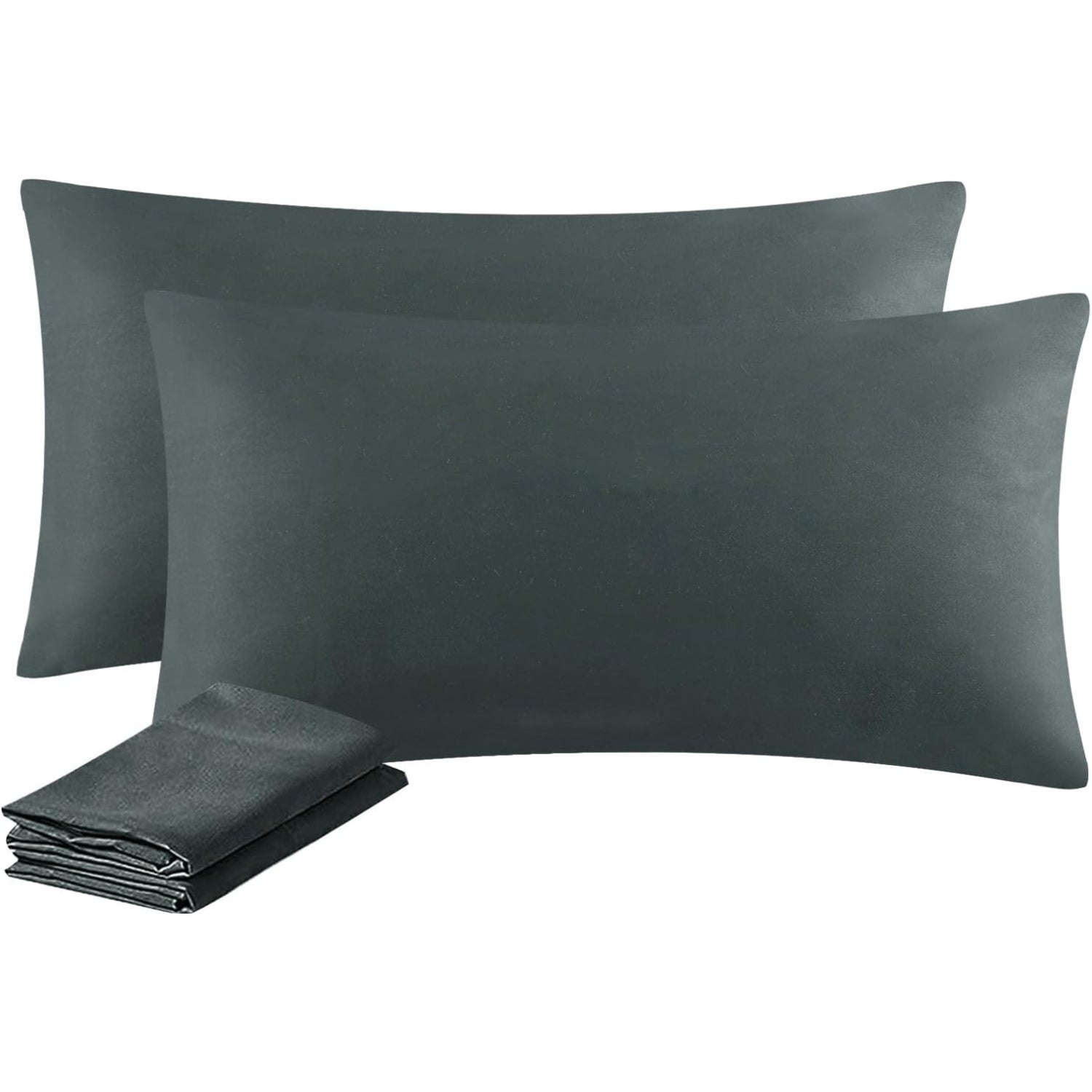 Kissenbezug 40x80 2er Set Mikrofaser Reißverschluss
