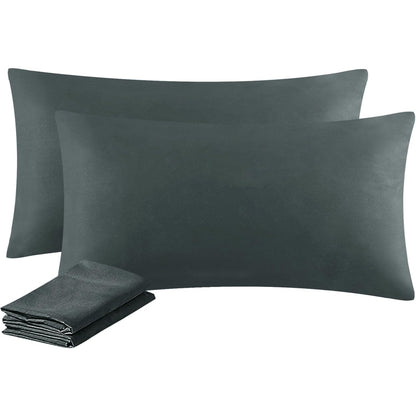 Kissenbezug 40x80 2er Set Mikrofaser Reißverschluss