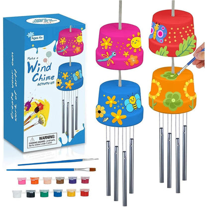 OSTALBKLANG DIY Windspiel Bastelset ostern geschenke kinder Holz Musikspielzeug