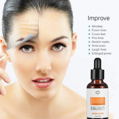 Microneedling Derma Pen Elektrisch 6 Modi 24 Nadelköpfe + Vitamin C Serum