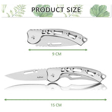Günstiges Taschenmesser 4 stk Klein Klappmesser Mini Silber