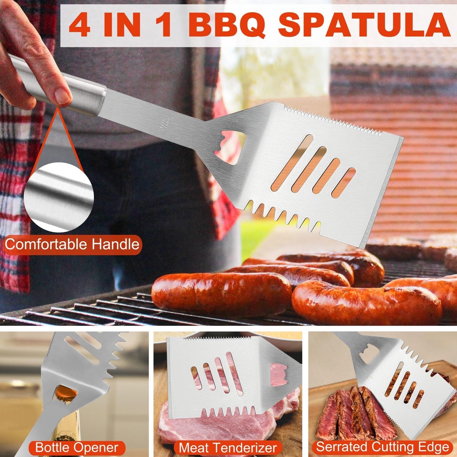 Grillbesteck Set Grill Geschenke 30 Teilig Edelstahl Koffer
