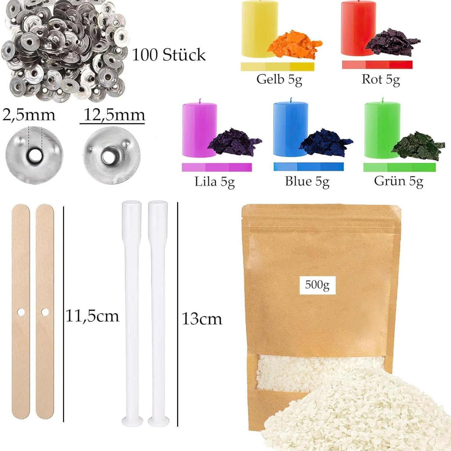 Kerzen Selber Machen Set Geschenke für Frauen Bastelset