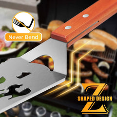 5 in 1 Grillwender 41 cm Grillzubehör Geschenke für Männer