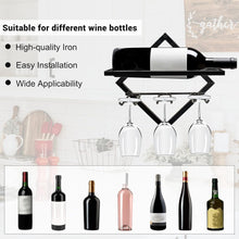 Weinflaschenhalter Weinglashalter 2x Wandmontage Weinregal
