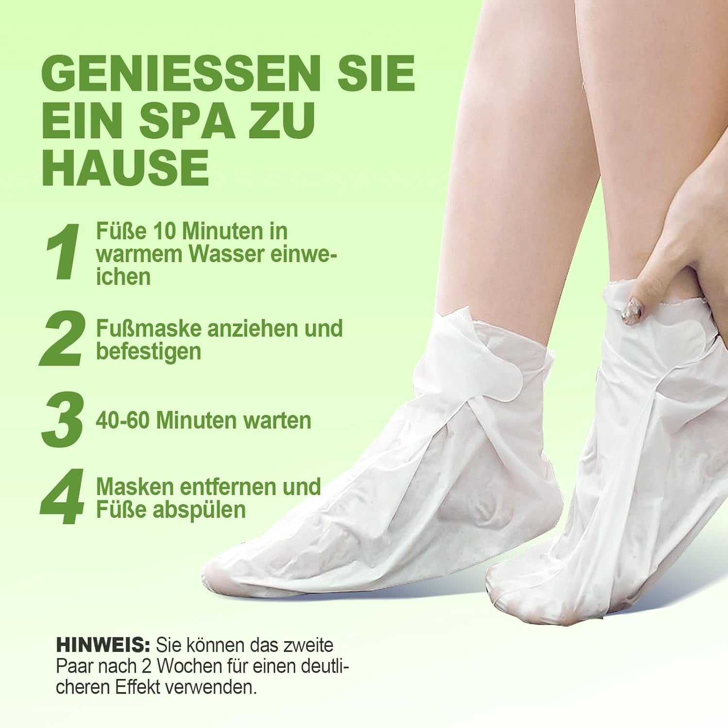 Fußmaske JVR 3 Paar Hornhaut Socken Milchsäure Hornhautentferner Pflege