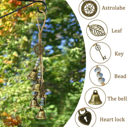 Metall Hexenglocken Windspiel 38mm für Garten Harmonische Klangdekoration