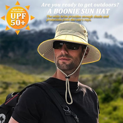 Sonnenhut Herren Fischerhut Safarihut Buschhut UV Schutz