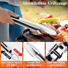 Hochwertiges Grillbesteckset aus Edelstahl 30 teilig Perfektes Camping Zubehör