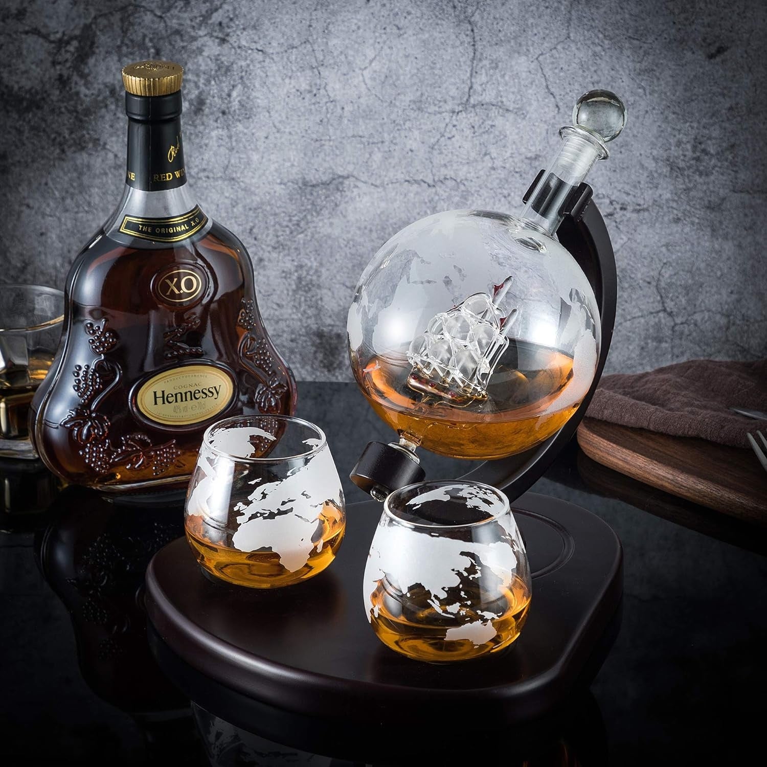 Geschenke für Männer Whisky Geschenkset Karaffe mit Gläser