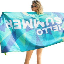 Summer-Blatt Strandtuch Mikrofaser 180x90 Leicht