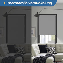 Plissee ohne Bohren Verdunkelung 55x110cm Klemmfix Rollo