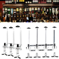 Wand Schnapsspender 4 Fach Spirituosen Dosierer Bar Zubehör