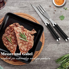 Luxus Grillbesteckset aus Edelstahl 38 teilig Perfektes Geschenk für Männer