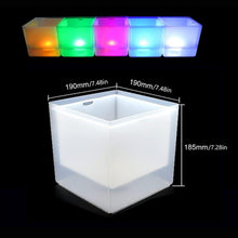 LED Eiswürfelbehälter 3.5L Party Zubehör Wein Sektkühler