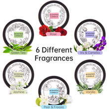 Premium Duftkerzen Geschenk Set für Frauen im Glas 6 Düfte