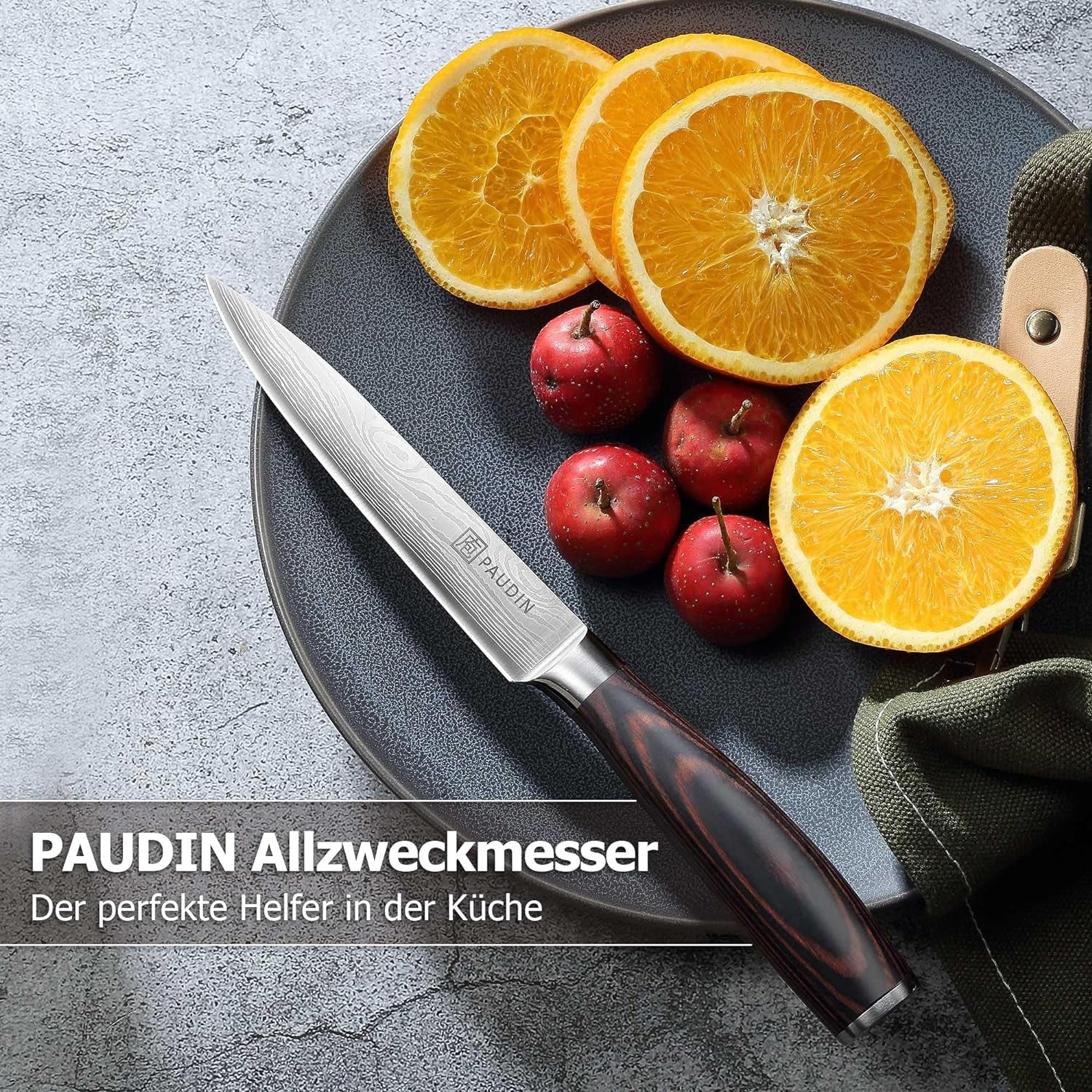 Kochmesser Allzweckmesser 13 cm Profi Küchenmesser Edelstahl