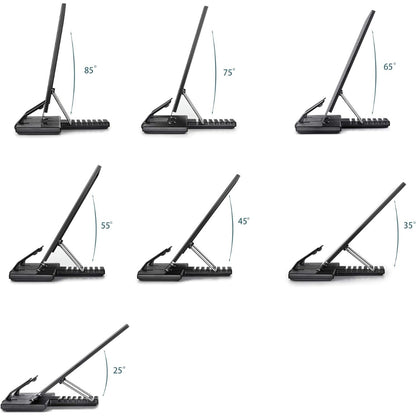 Faltbarer Buchständer Metall 7 Einstellbare Winkel Büro Küche 28.7cm