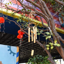 Baum des Lebens Windspiel Holz Hängend Klarer Klang Garten Terrasse Deko