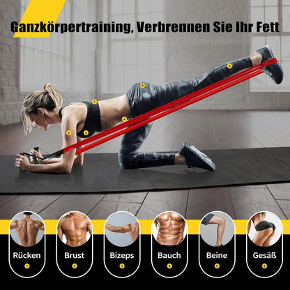 Fitnessbänder Set Terrabänder Resistance Bands 3 Stufen