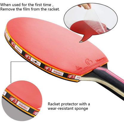 Tischtennisschläger Set Tischtennis Set 4 Schläger 6 Bälle