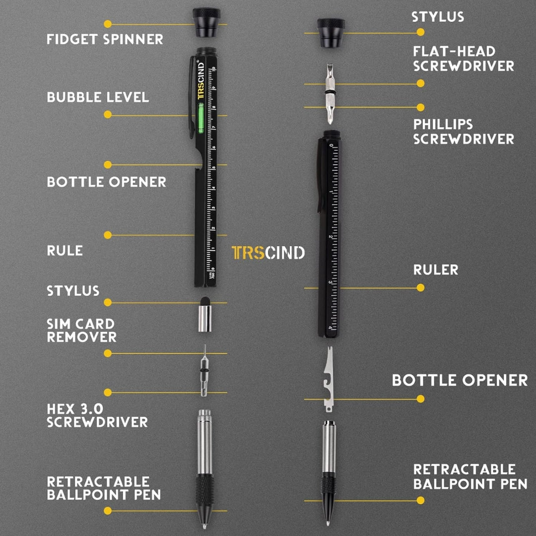 Gadgets für Männer Multitool Stift Set Stressabbau Weihnachtsgeschenke für Ihn