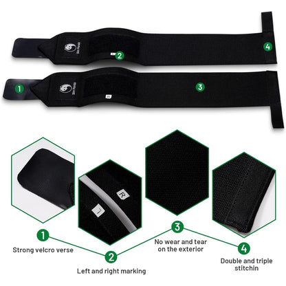 Handgelenk Bandagen 45 cm Zughilfen Krafttraining Fitness