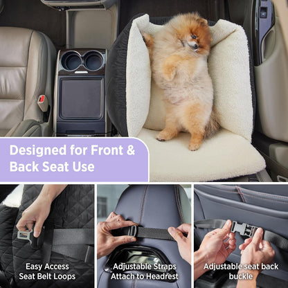 Hundesitz Auto Kleine Hunde Wasserdichter Hundesitz schwarz