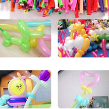 Modellierballons 100 Stück Luftballons mit Ballonpumpe 260Q