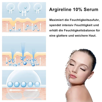 Argireline Serum 10% Hyaluronic Acid Anti Falten Feuchtigkeit Glatte Haut 30ml