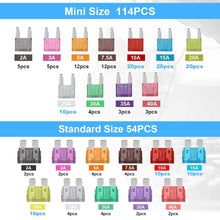 168Pcs Kfz Sicherung Set Mini und Standard Sicherungen