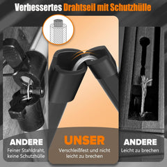 2 Stück Müllzange Greifzange 100x 80 cm Faltbare Müllgreifer
