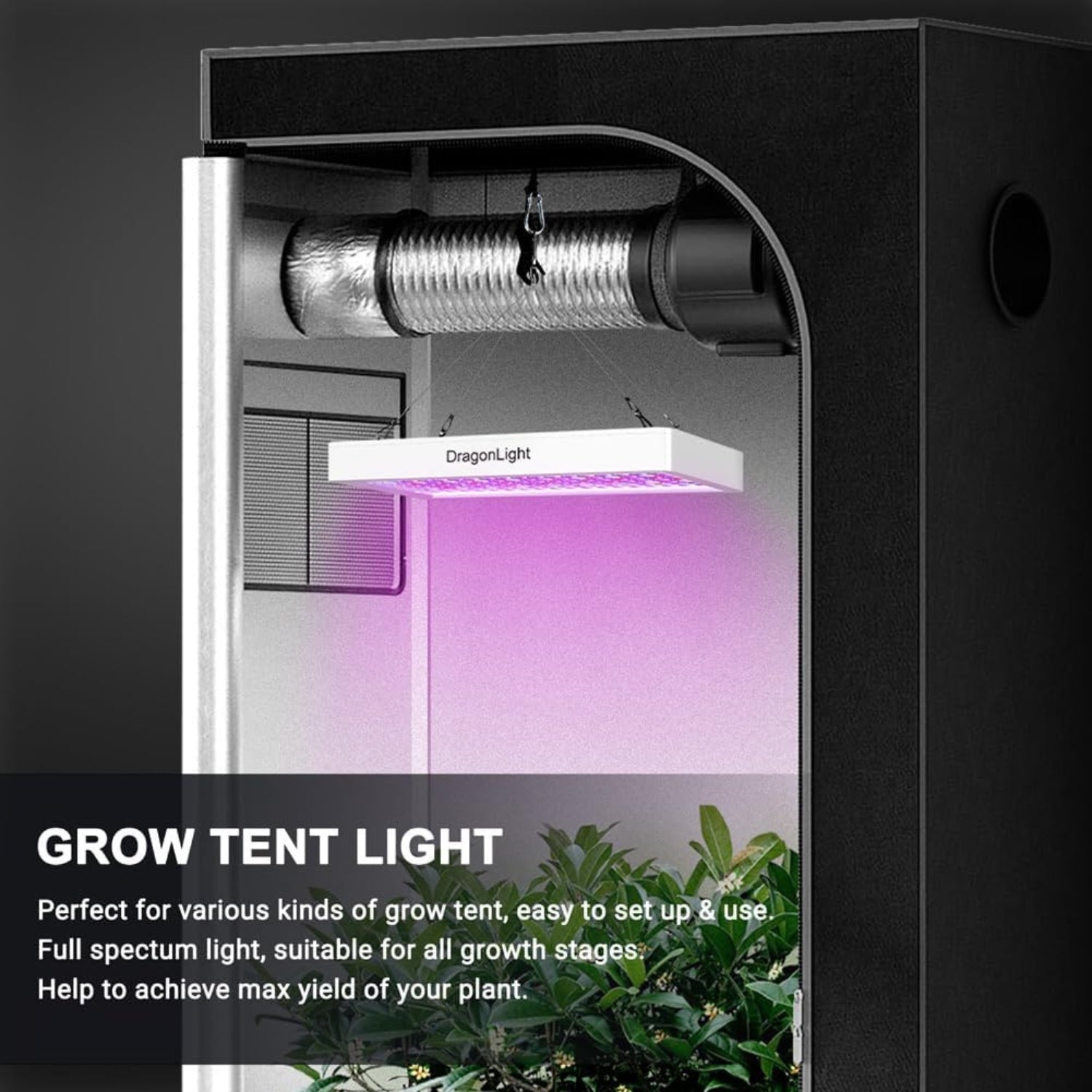 XL Pflanzenlampe XL LED Grow Lampe Vollspektrum BW1000 Veg
