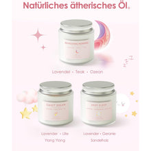 Schlafkerzen 3 Stk Geschenke für Frauen Duftkerzen im Glas