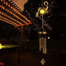 LED Solar Flamingo Windspiel Wasserdicht Garten Patio Rasen Yard Licht