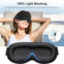 Schlafmaske Schlafbrille 3D Atmungsaktiv für Frauen Herren