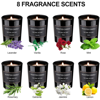 Duftkerzen Geschenkset frauen 8 Pack Aromatherapie Kerzen