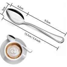 Teelöffel Set 24 Stück Kaffeelöffel 13,7cm Espressolöffel