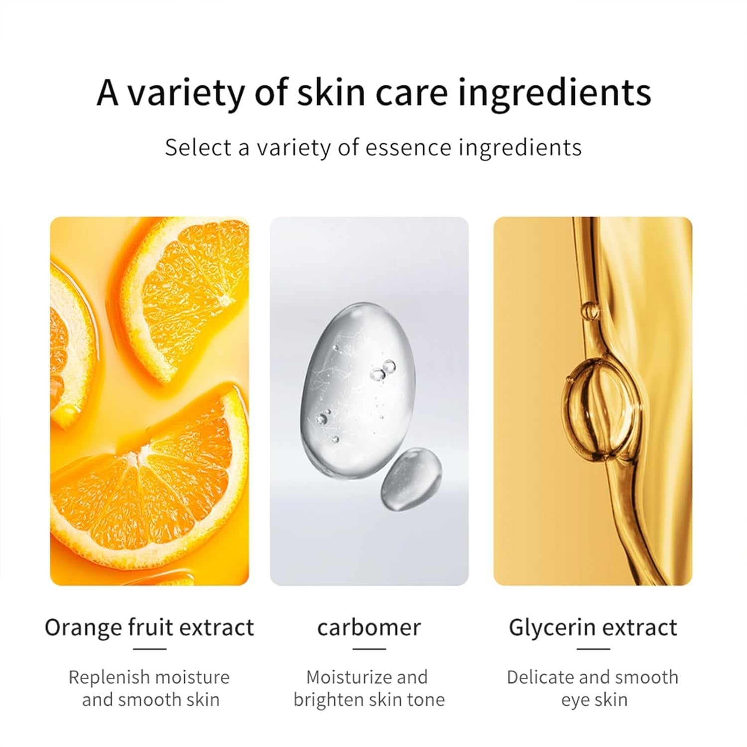 Vitamin C Hautpflege Geschenkset für Frauen Feuchtigkeitsspendend 8-tlg Set