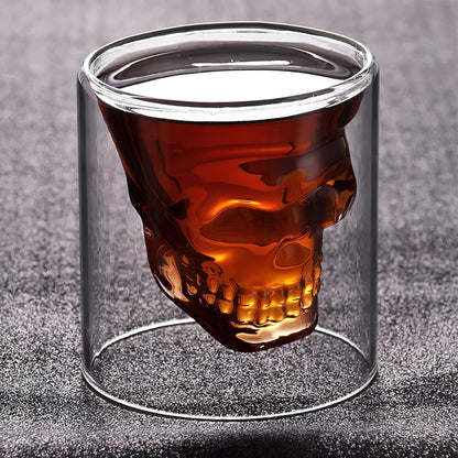 Totenkopf Shot Gläser 4er Set Skull Schnapsglas für Getränke Party Bar 20ml