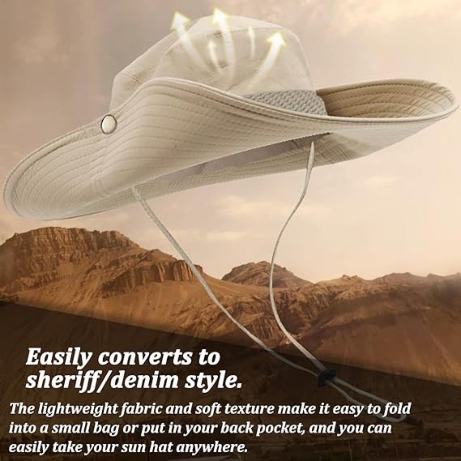 Sonnenhut Herren Fischerhut Safarihut Buschhut UV Schutz