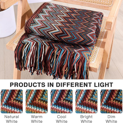 Bohemian Kuscheldecke 260GSM 130x160cm flauschige Decke