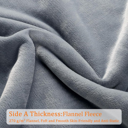 Wärmer Weiche Flauschig Flanell Sofadecke 230x240cm