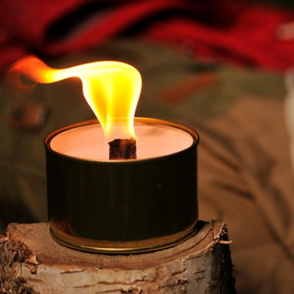 Schwabenfire Outdoorkerze in der Dose KERZABIX mit spezial Docht Campingkerze