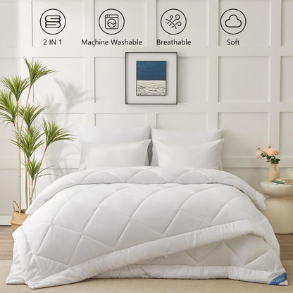 Bettdecke 135x200 4 Jahreszeiten 2 teilig Flauschige Decke