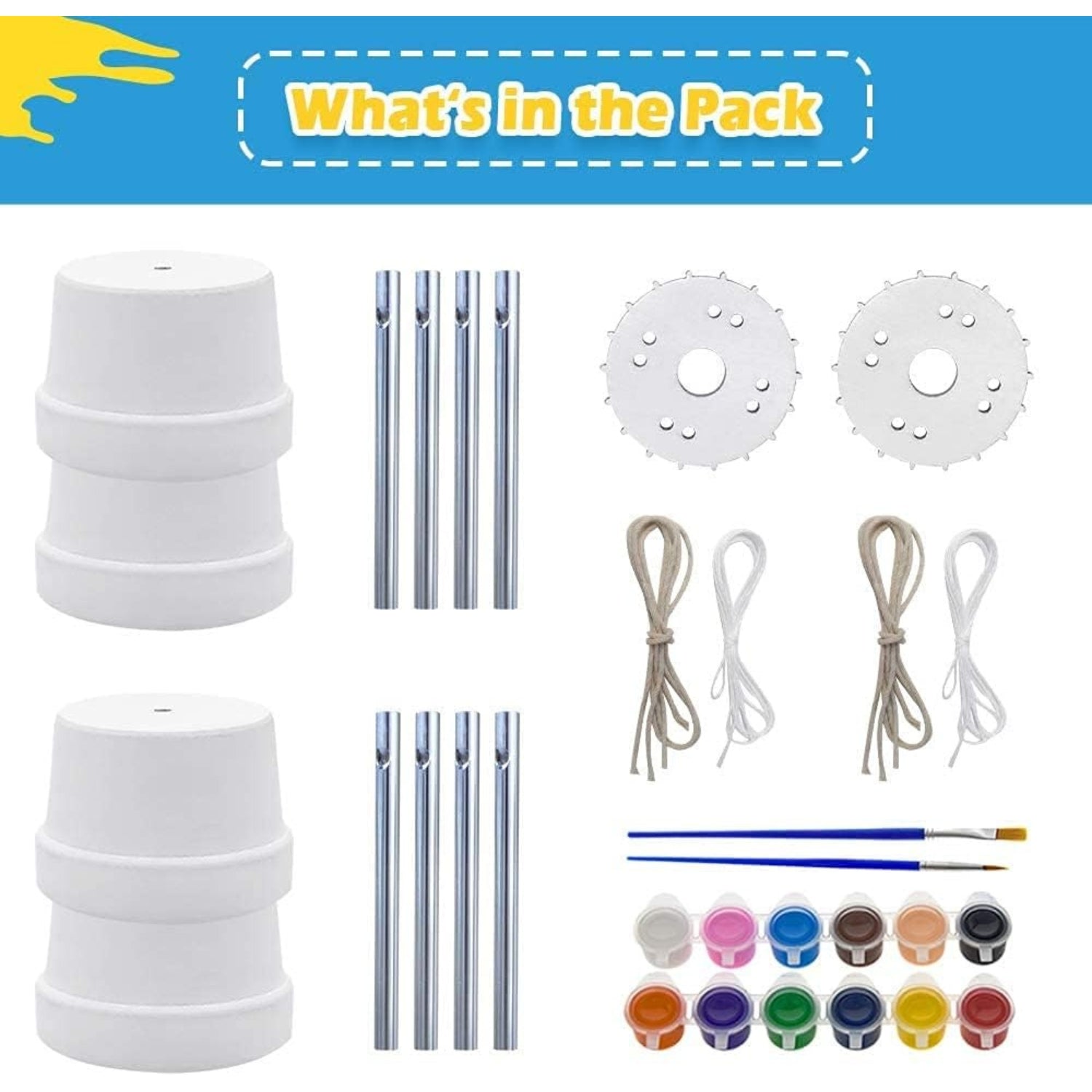 OSTALBKLANG Windspiel Bastelset 2er-Pack ostern geschenke kinder Selbermachen