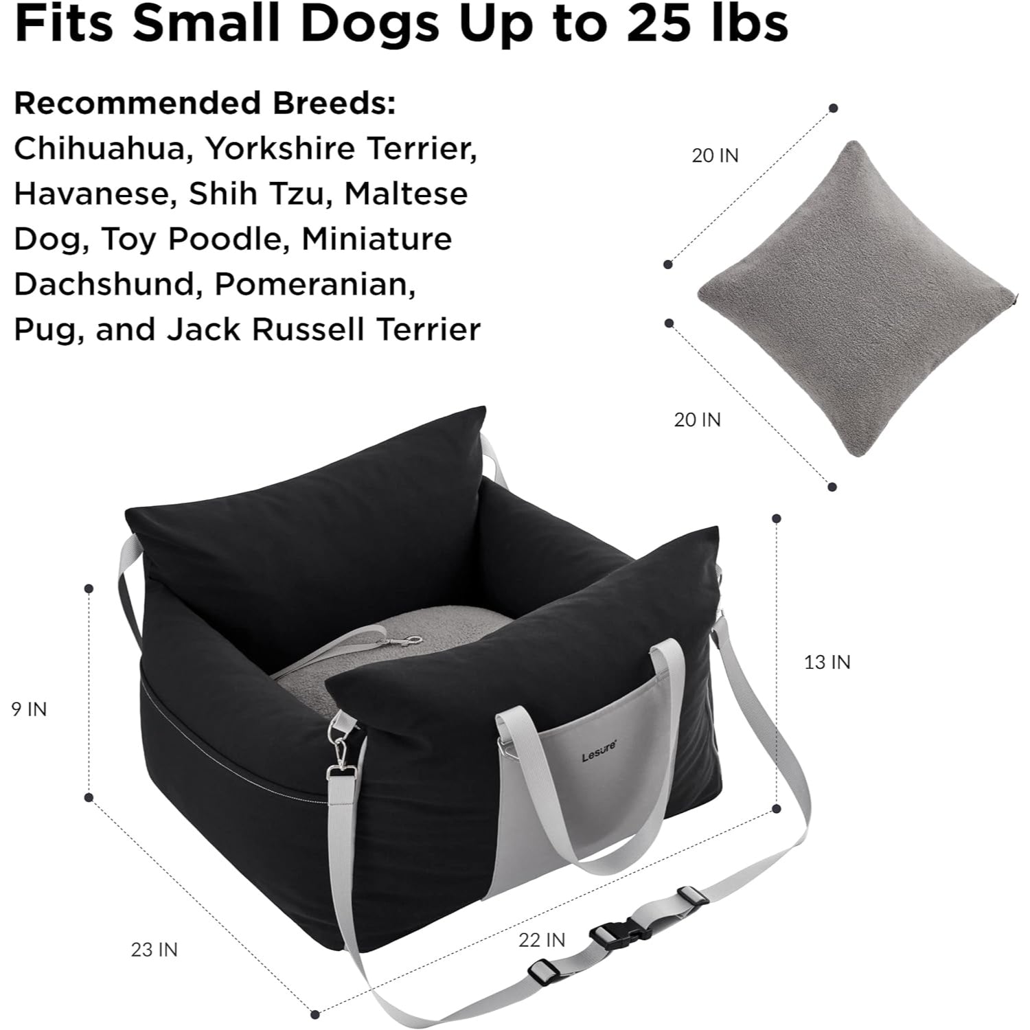 Hundesitz Auto kleine Hunde waschbarer Hunde Autositz