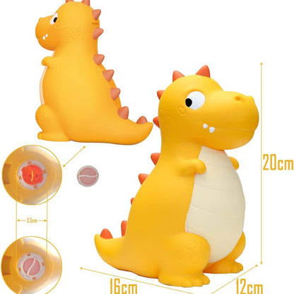 Dino Spardose Kinder Gelb PVC Sicher Robust Münzen Spielzeug Geschenk